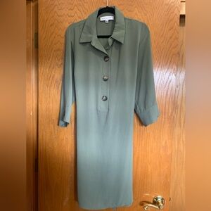 Emma & Michele Sage Green Dress Size XL